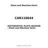 CAR110644 - DIFFERENTIAL PLATE WASHER