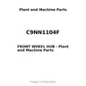 C9NN1104F - FRONT WHEEL HUB