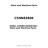 C5NN8286B - HOSE, LOWER RADIATOR