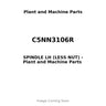 C5NN3106R - SPINDLE LH (LESS NUT)