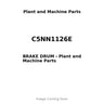 C5NN1126E - BRAKE DRUM