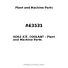 A63531 - HOSE KIT, COOLANT