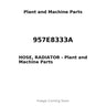 957E8333A - HOSE, RADIATOR