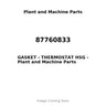 87760833 - GASKET - THERMOSTAT HSG