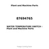 87694765 - WATER TEMPERATURE SWITCH