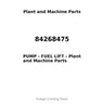 84268475 - PUMP - FUEL LIFT