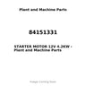 84151331 - STARTER MOTOR 12V 4.2KW