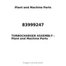 83999247 - TURBOCHARGER ASSEMBLY