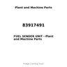 83917491 - FUEL SENDER UNIT