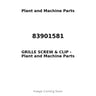 83901581 - GRILLE SCREW & CLIP