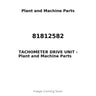 81812582 - TACHOMETER DRIVE UNIT