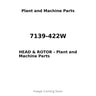 7139-422W - HEAD & ROTOR