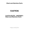 5167936 - CLUTCH PLATE - SINTERED
